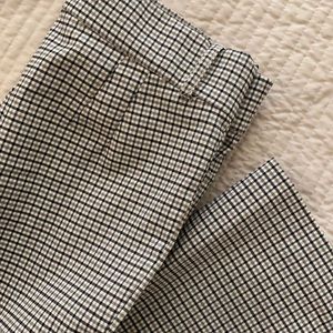 Zara gingham mini flare